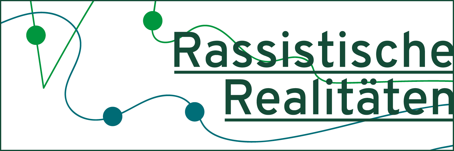 Grafik "Rassistische Realitäten" im Design des Studien-Covers